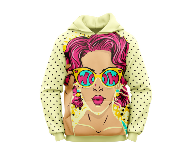 Wow Pop Art Hoodie