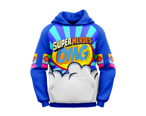 Super Heroes OMG Hoodie