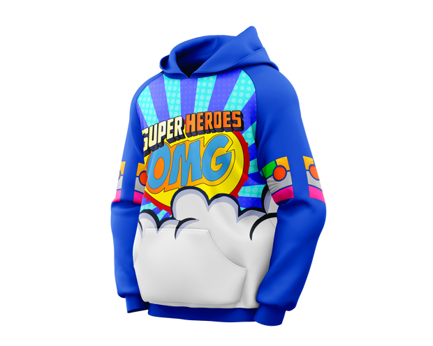 Super Heroes OMG Hoodie